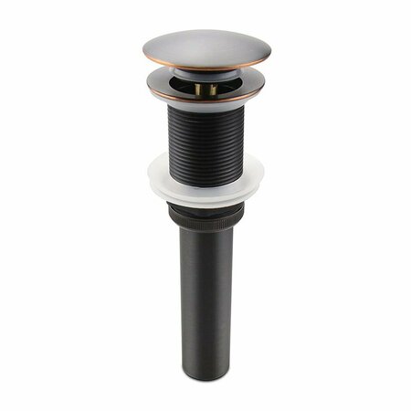 THRIFCO PLUMBING Sink Pop-up Drain Assembly Without overflow, Oil Rubbed Bronze 4405812